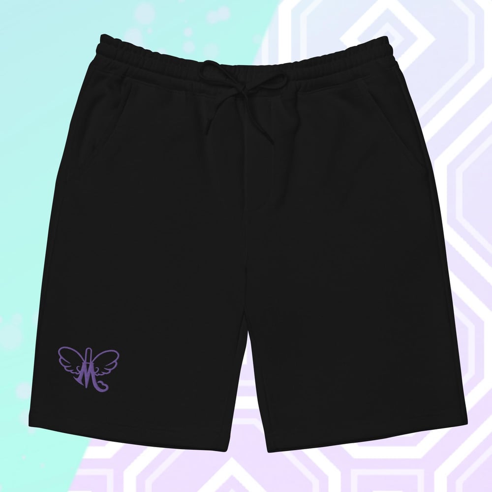 Image of Acolyte Embroidered Fleece Shorts