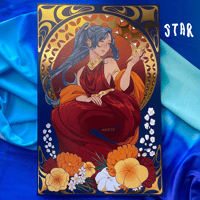 Image 3 of Moon & Star Gold Foil Large Prints