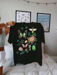 Image 2 of Virgo Nature Chart Black T-shirt