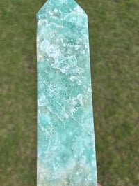 Image 16 of Large Blue Aragonite Obelisk #3072