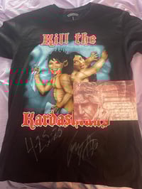 Image 1 of stage worn Bonded By Blood style KTK shirt from the Bonded By blood anniversary show Berkeley!