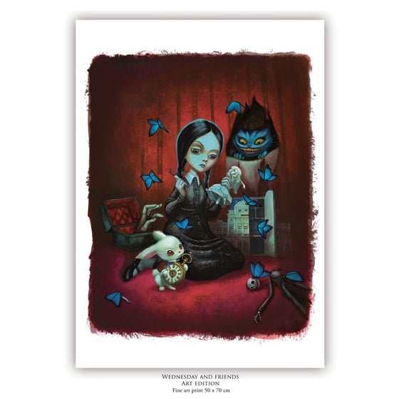 Image of Wednesday and friends - Edition Art Embellished