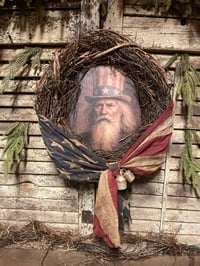 Image 1 of #5.. Olde Sam ~ Print ~ Wreath ~