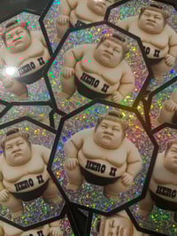 Image 1 of Glitter sumo sticker