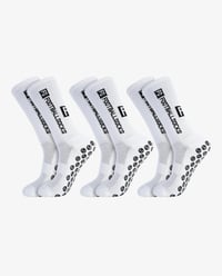 3Pairs Athletic Grip Socks