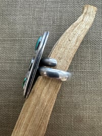 Image 3 of Sonoran Mountain 3 Stone Ring 