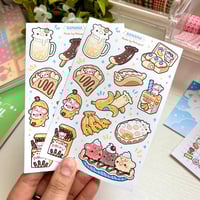Image 1 of Banana Dessert | Matte Sticker Sheet