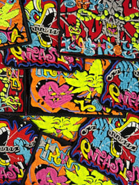 Image 1 of SET 3 EMBROIDERED PATCHES 