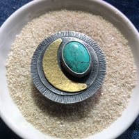 Image 1 of Quarter Moon Ring #2