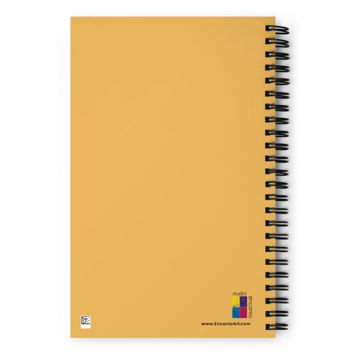 Image of Spiral notebook - Yellow Flower by Esther for Studio Encanto
