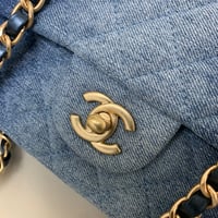 Image 2 of CC Denim Classic Flap