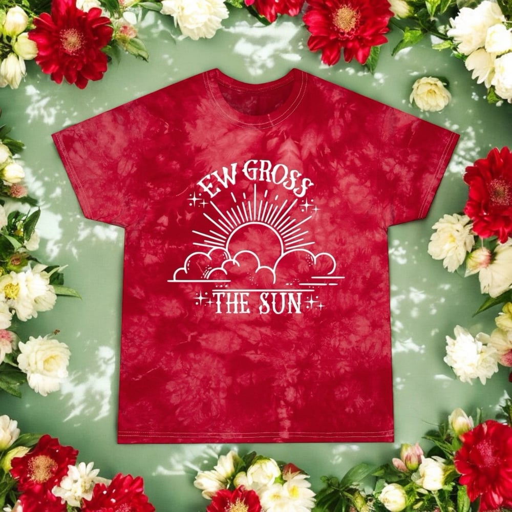 Image of Ew gross, the Sun Tie dye tee