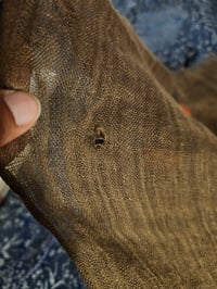 Image 8 of Brown Poppy Scarf Imperfect - Made in Palestine 