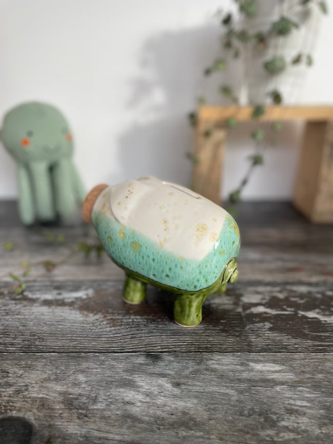 Green Piggy Bank