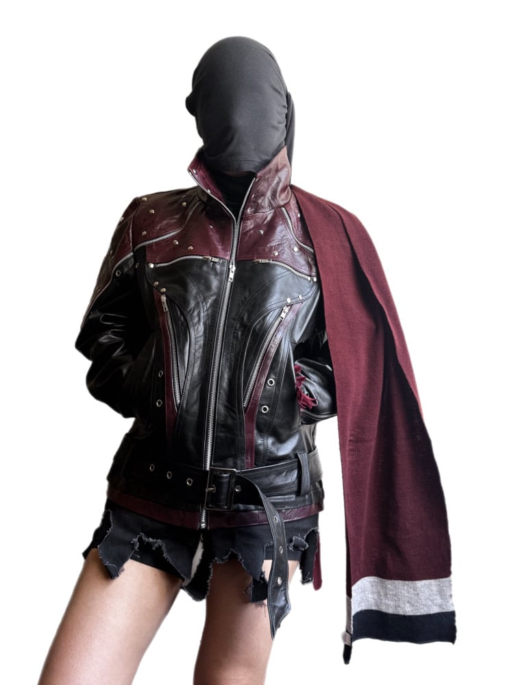 SS26 1/1 'Morphogenesis' Leather Jacket | Slovakian Dreams
