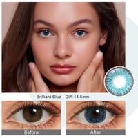 Image 7 of Fresh and go 3 tone yearly contact lenses with case 