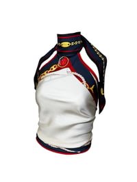 Image 5 of Tom Ford era Gucci scarf print silk halter 