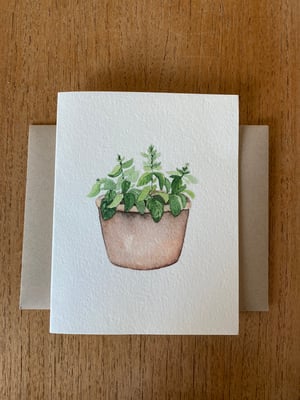 Image of Basil Greeting Card