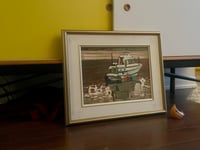 Image 2 of “Boat off Banfield Park”, Oil on Panel