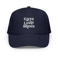 Image 2 of Guys Love Shoes Foam trucker hat