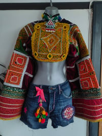 Image 2 of Vintage Fezzie tribal top pompom inches