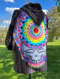 Image 5 of Large Rainbow Stealie Baja Hoodie