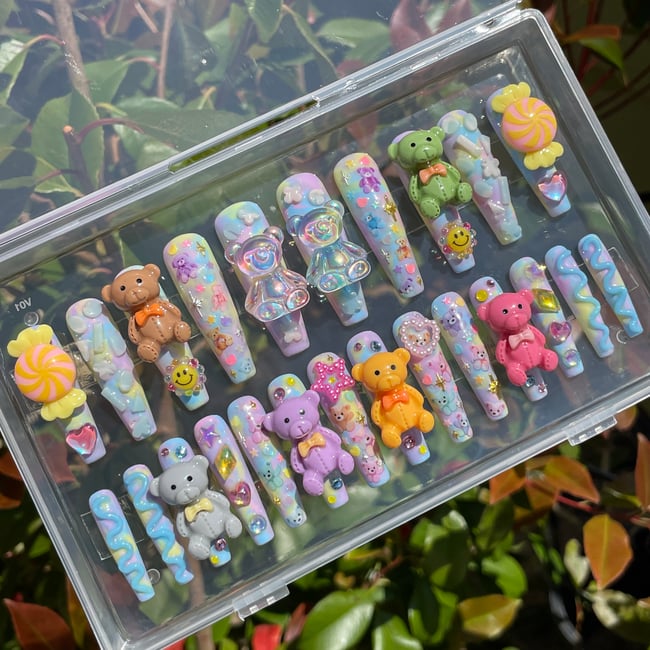 "Teddy Toybox" Extra Long Coffin, 20pcs+