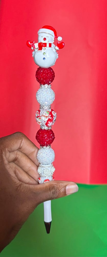 Image of Rhinestone Festive Pens (extended)