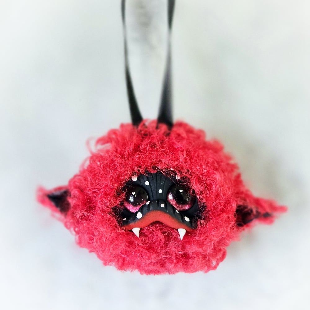 Image of Red Beastie Car Charm