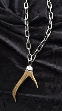 Image 5 of Deer antler chunky necklace