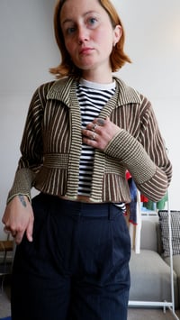 Image 3 of MARIA STRIPED CARDIGAN SMALL