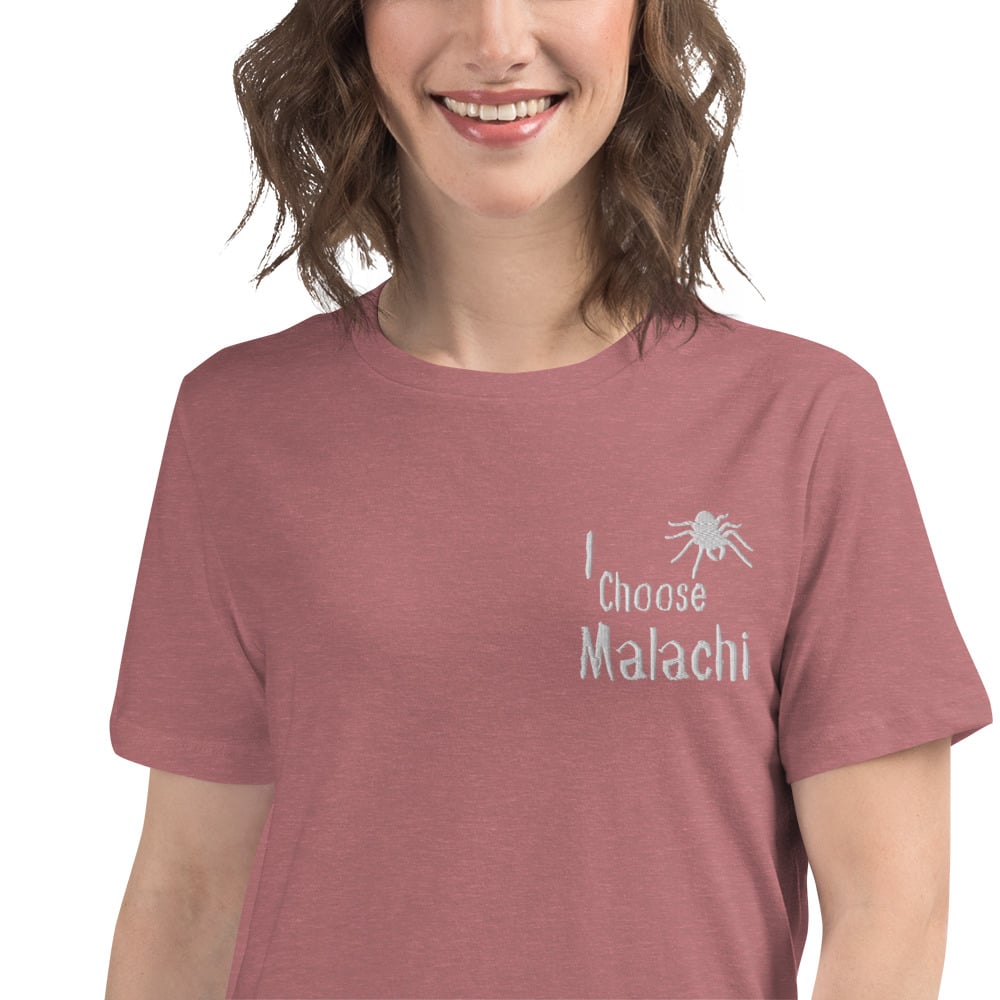 Image of Officially Licensed Little Stranger I choose Malachi embroidery t-shirt
