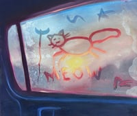 “Meow from the Back Seat” 8x10 print 
