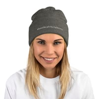 Image 1 of #besthealthclubever - Pom-Pom Beanie