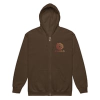Image 1 of Unisex Heavy Blend Zip Hoodie | Gildan 18600 | Logo + Name