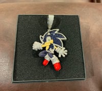Image 2 of Icy Sonic pendant