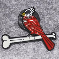 Love Skull Cardinals hat pin