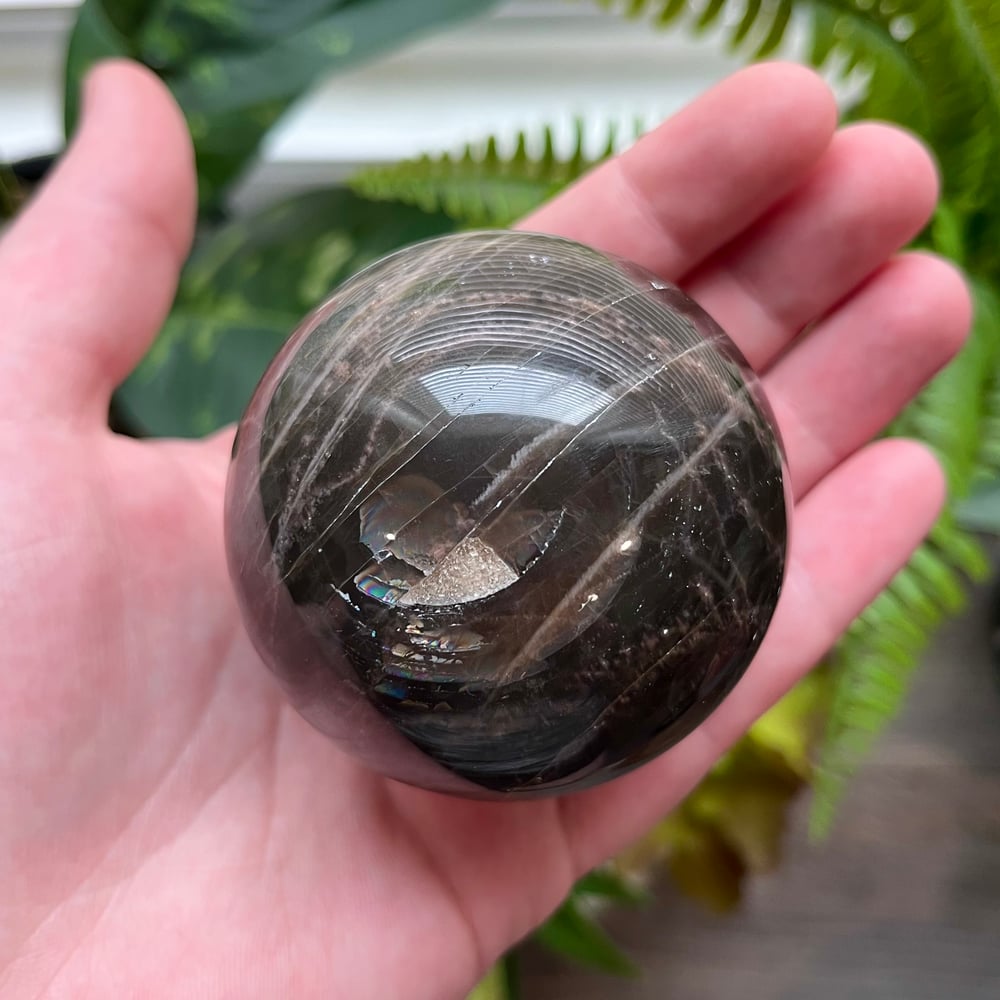 Black Moonstone Sphere C