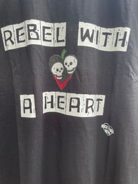 Image 3 of ‘REBEL WITH A HEART’ box tee
