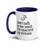 Image 5 of Macte Virtute Mug with Color Inside