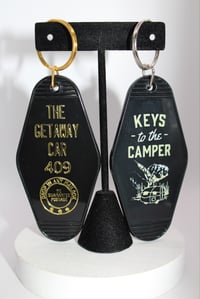 Image 1 of Motel Tag Keychain (2 Options) Watch these Come to Life on Pinterest @wegotthebeads0435
