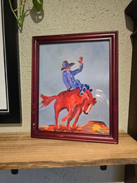 Image 4 of Riding Horseback Framed Print