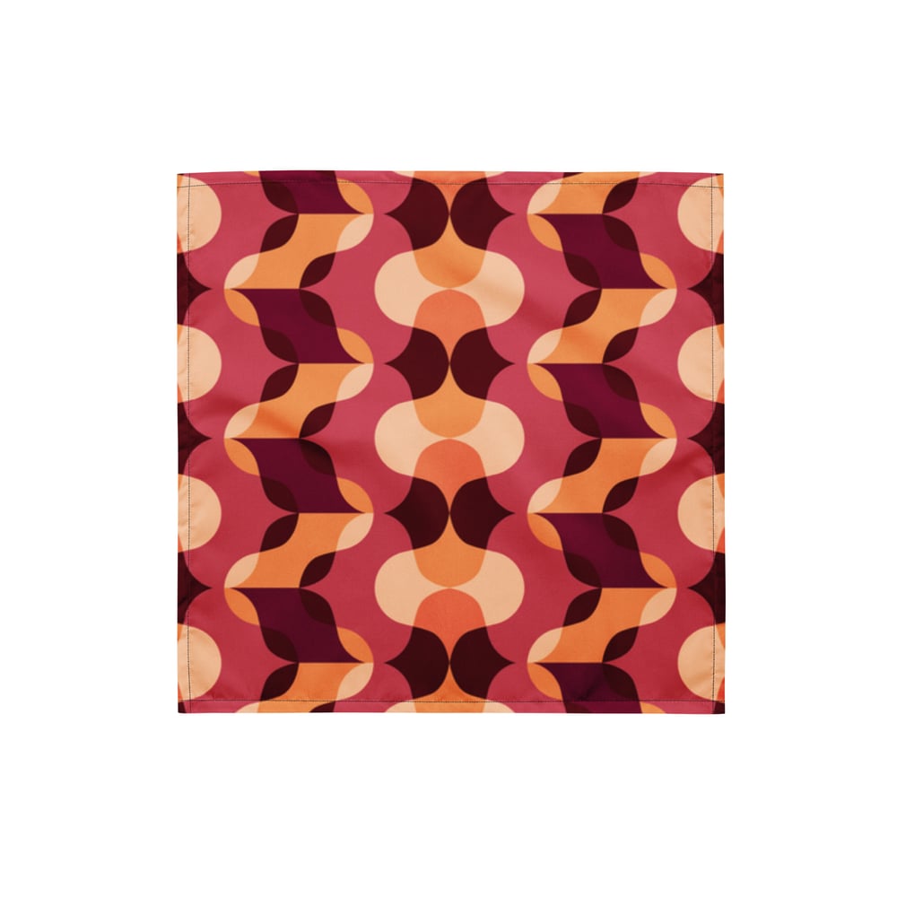 Image of Vibe 70's Print Bandana 1