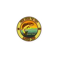 Image 2 of From Inside the Tent Golden Trout Sticker