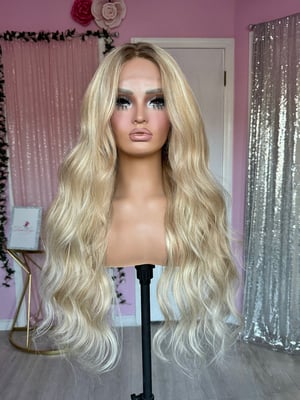 Image of human hair honey blonde (ready to ship) 