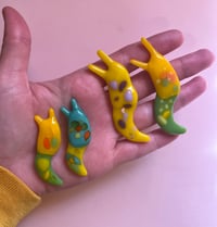 Image 5 of Fused glass slug pins and magnets