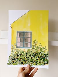 Image 2 of 'Nasturtium Neighbours' Art Print