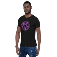 Image 8 of Pink and Purple Pentagram Unisex t-shirt