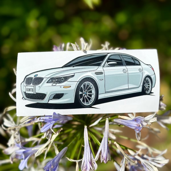 Image of KUWTB Kustoms E60 Decal Sticker