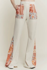 Image 4 of Patchwork Boho Trousers